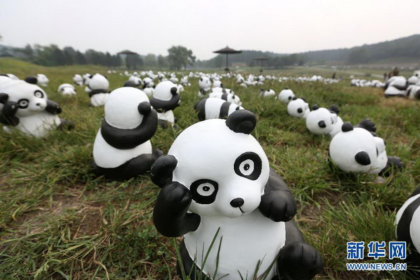 沈阳：千只“熊猫”宣传环保