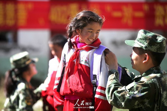 西藏吉隆:网络发起一对一爱心资助(2014.9.1