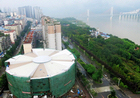 重庆一体育馆形似风扇