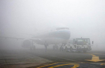 浓雾突袭乌鲁木齐机场