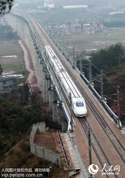 红色高铁赣瑞龙铁路开通运营(2015.12.28)海